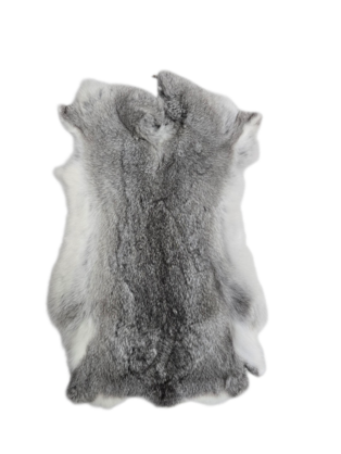 Rabbit Skin in Grey