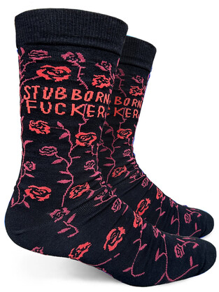 Stubborn Fucker - Men's Socks