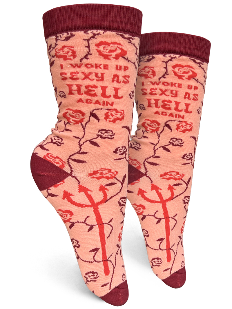 I Woke Up Sexy As Hell Again - Women's Socks