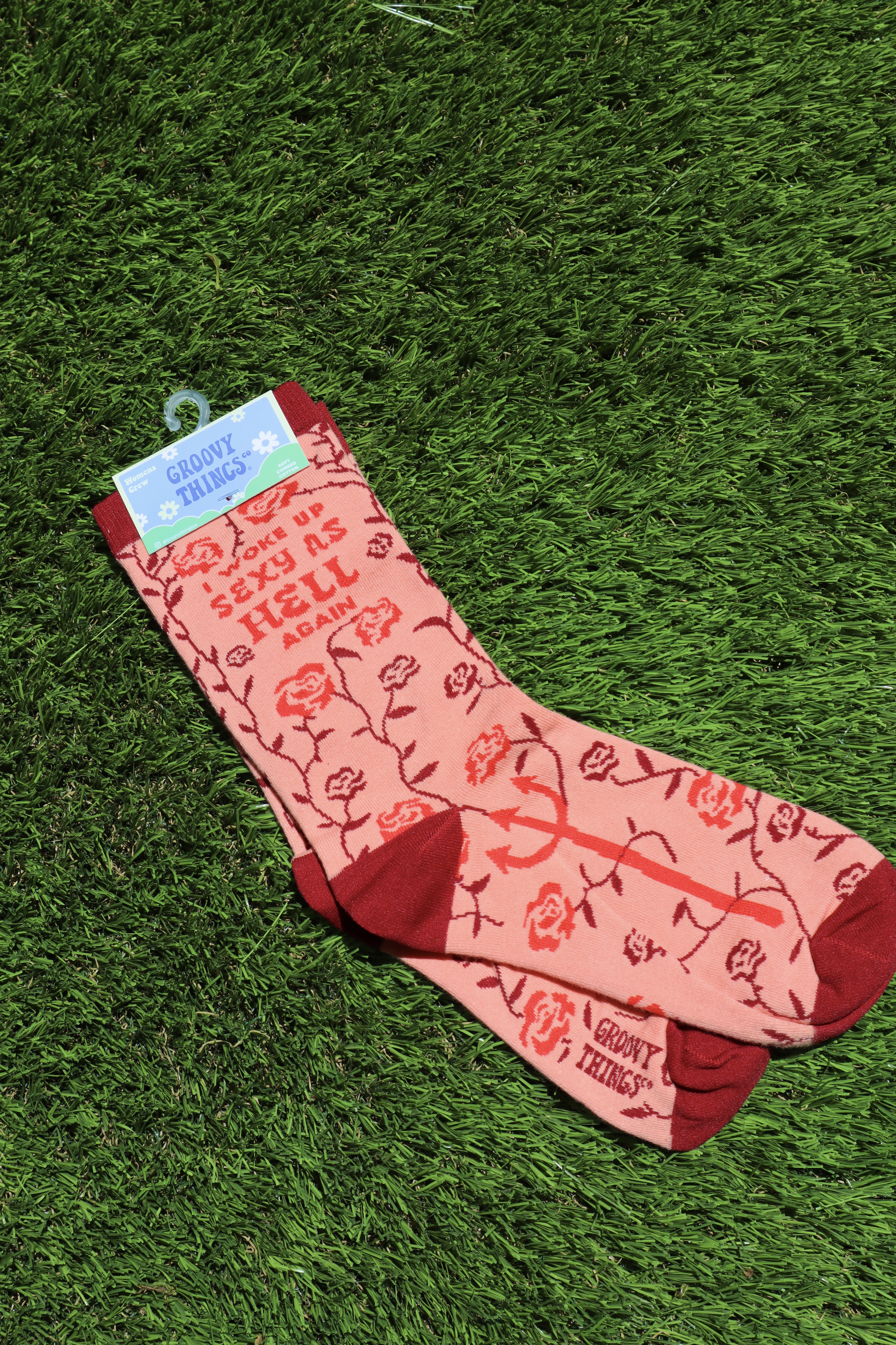 I Woke Up Sexy As Hell Again - Women's Socks