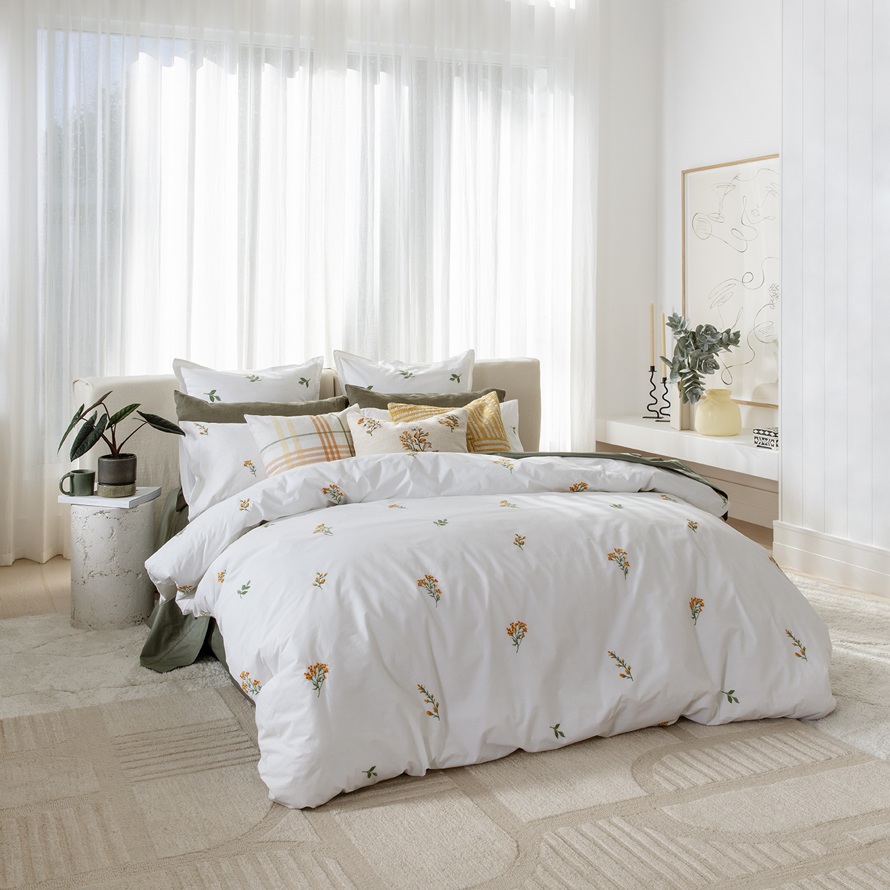 Yasmin Quilt Cover Set