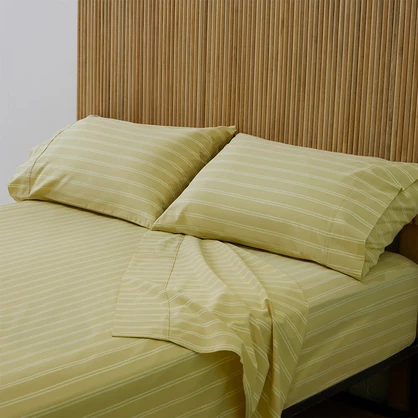 Pin Stripe Lime Sheet Set