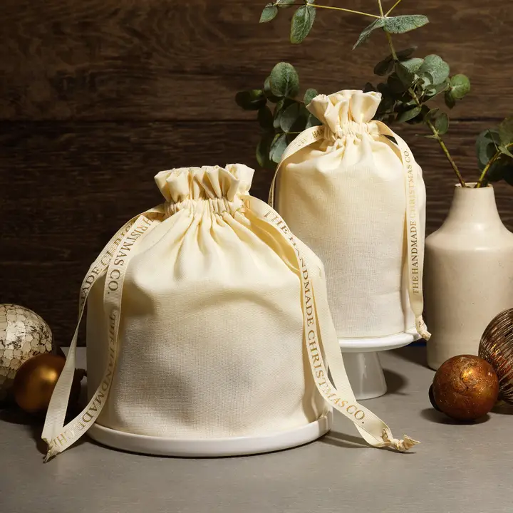 Luxury Handmade Winter Botanical Christmas Pillar Candle - Cinnamon, Orange & Spice - 1 wick or 3 wick