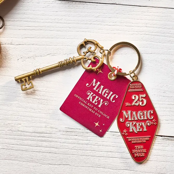 Magic Christmas Eve Key Santa Door Key - Novelty Christmas Gift / Stocking Filler / Decoration