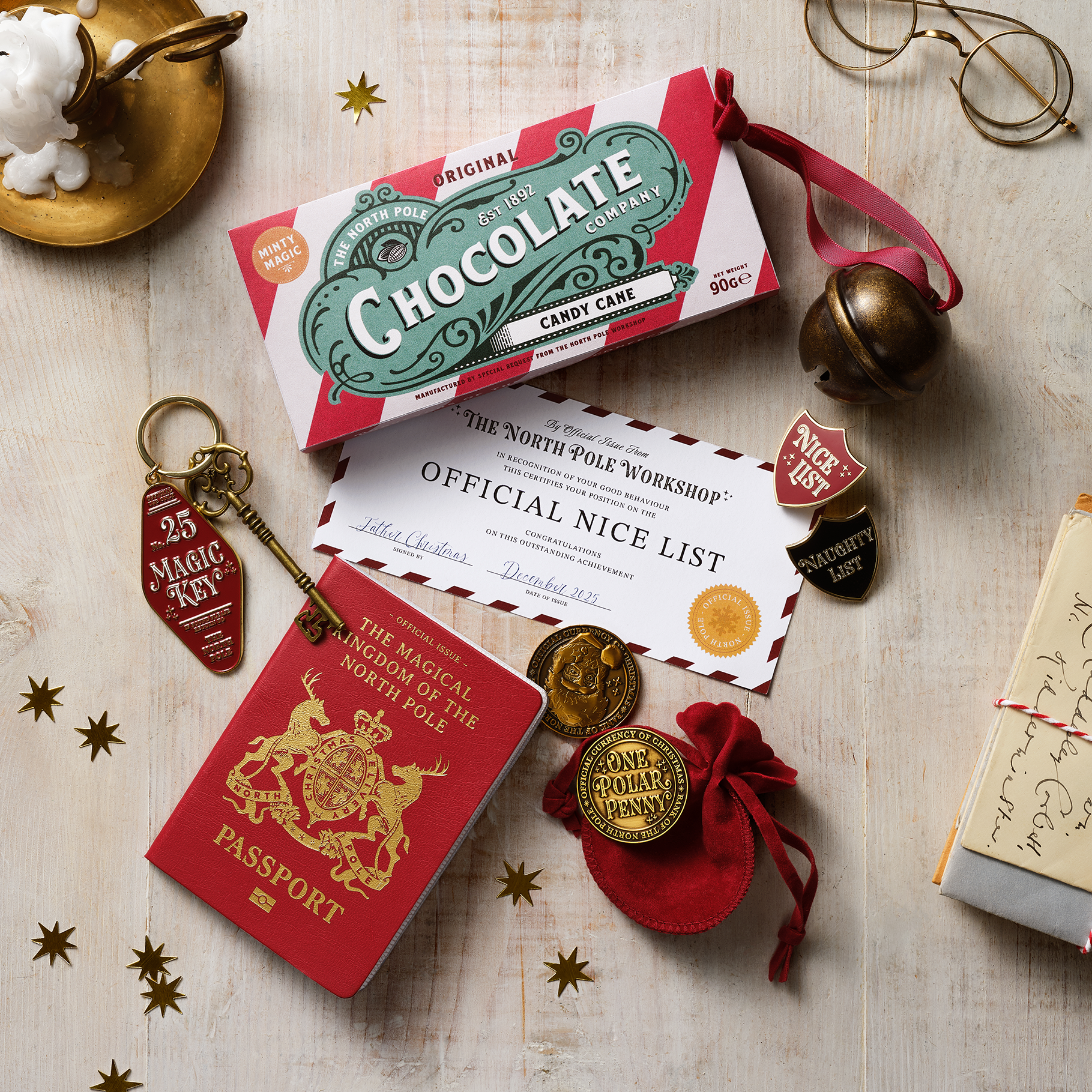 Magic Christmas Eve Key Santa Door Key - Novelty Christmas Gift / Stocking Filler / Decoration