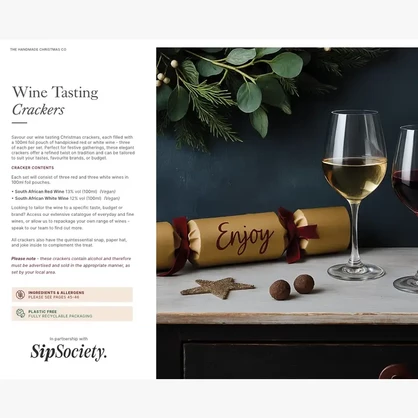 Highland Tartan - Handmade Luxury Christmas Crackers (bon bons) Set of 6 Crackers