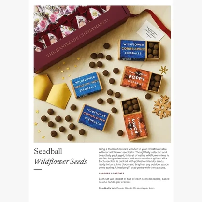 Highland Tartan - Handmade Luxury Christmas Crackers (bon bons) Set of 6 Crackers