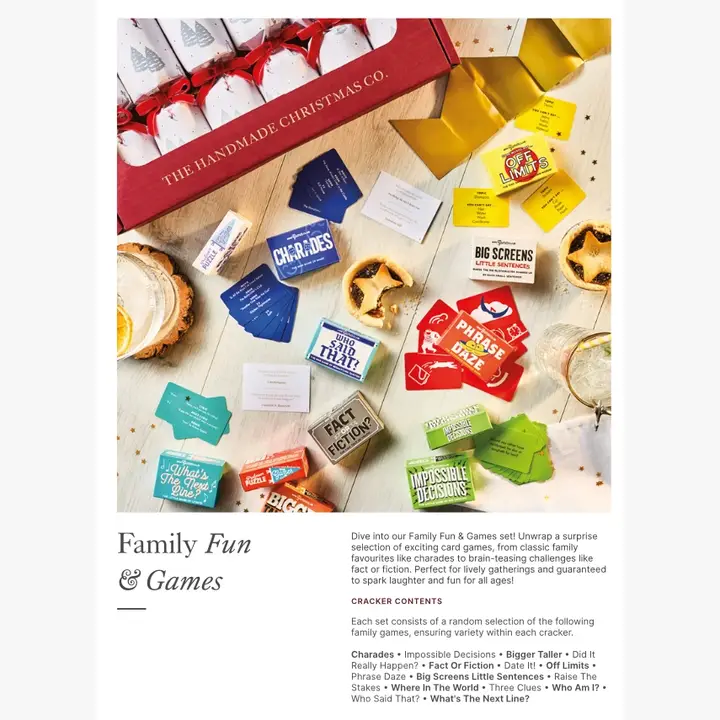 Highland Tartan - Handmade Luxury Christmas Crackers (bon bons) Set of 6 Crackers