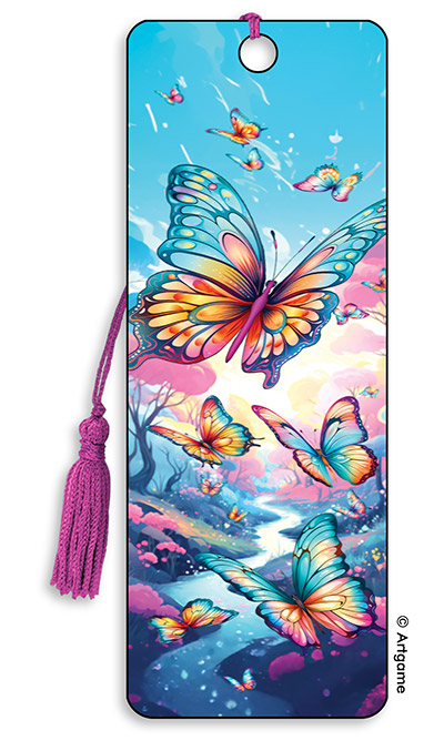 Butterfly River 3D Bookmark