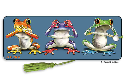 No Evil Frogs 3D Bookmar