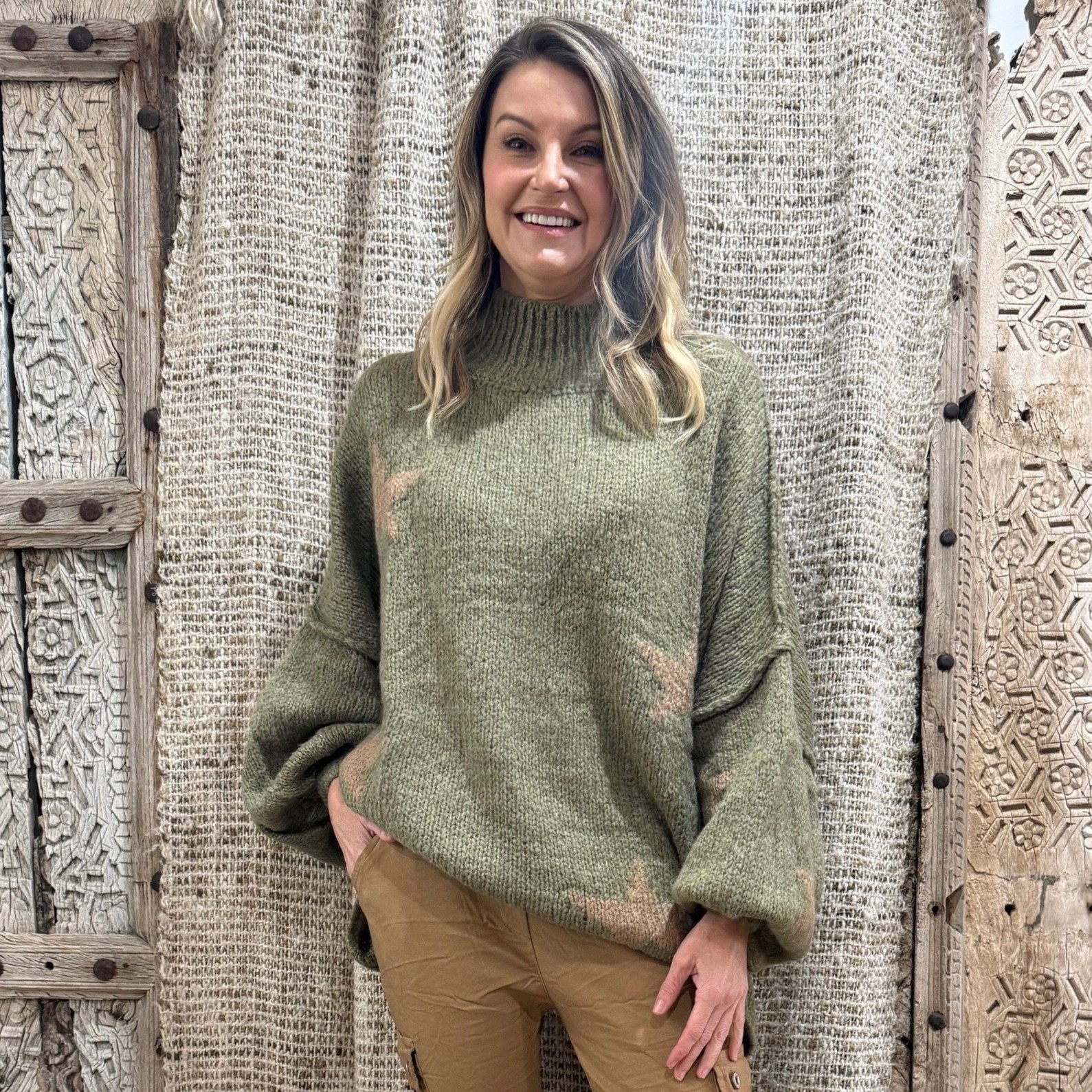 HA-CL-15060 HOLLY STAR JUMPER