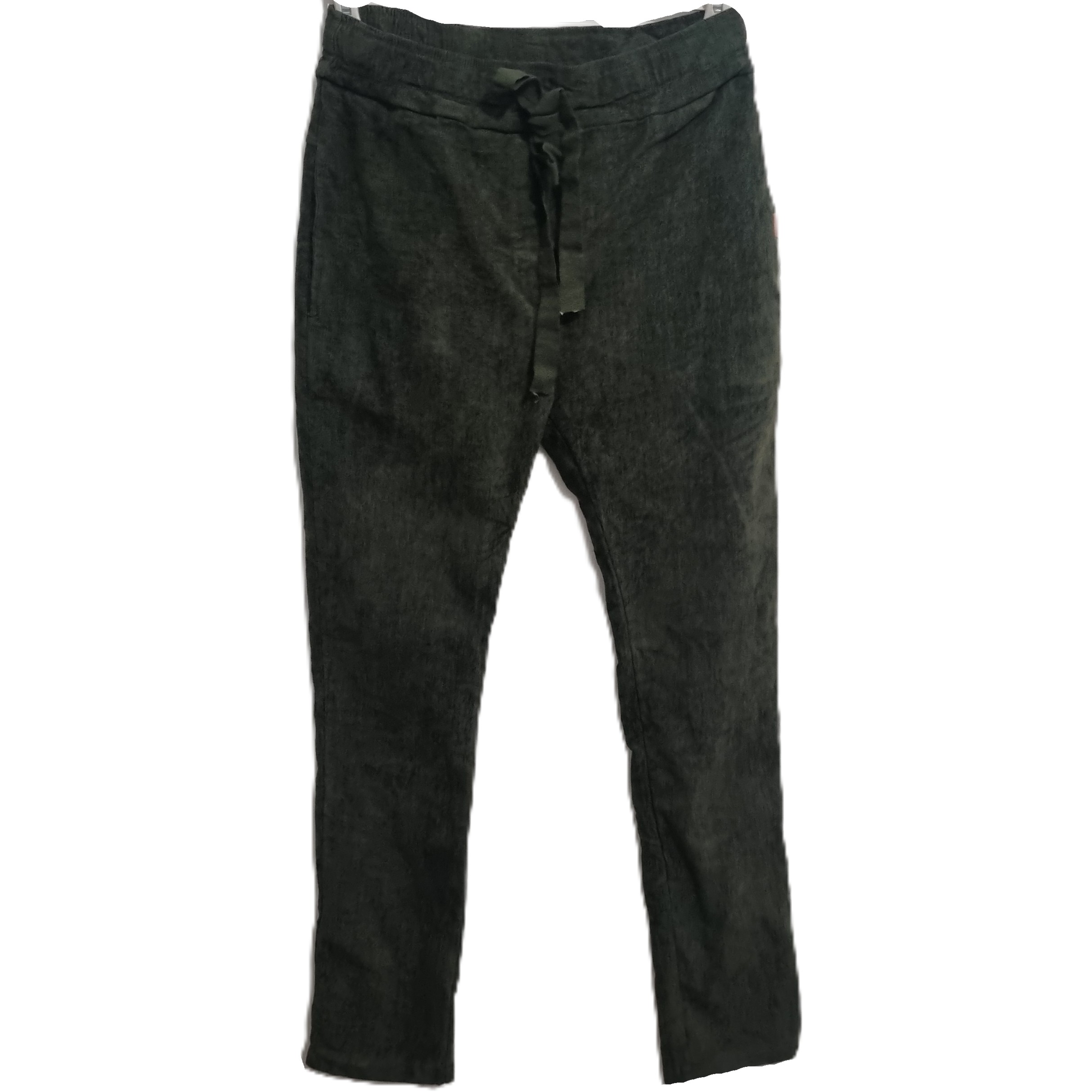 HA-CL-10590 CASSIE - FINE CORD PANTS FREE SIZE 8-14. MADE IN ITALY.