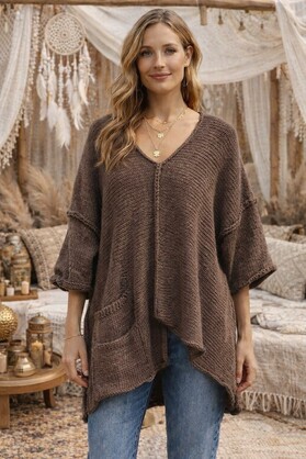 HA-CL-15022 FAITH - ALPACA OVERSIZED JUMPER (PRE-ORDERS ONLY)