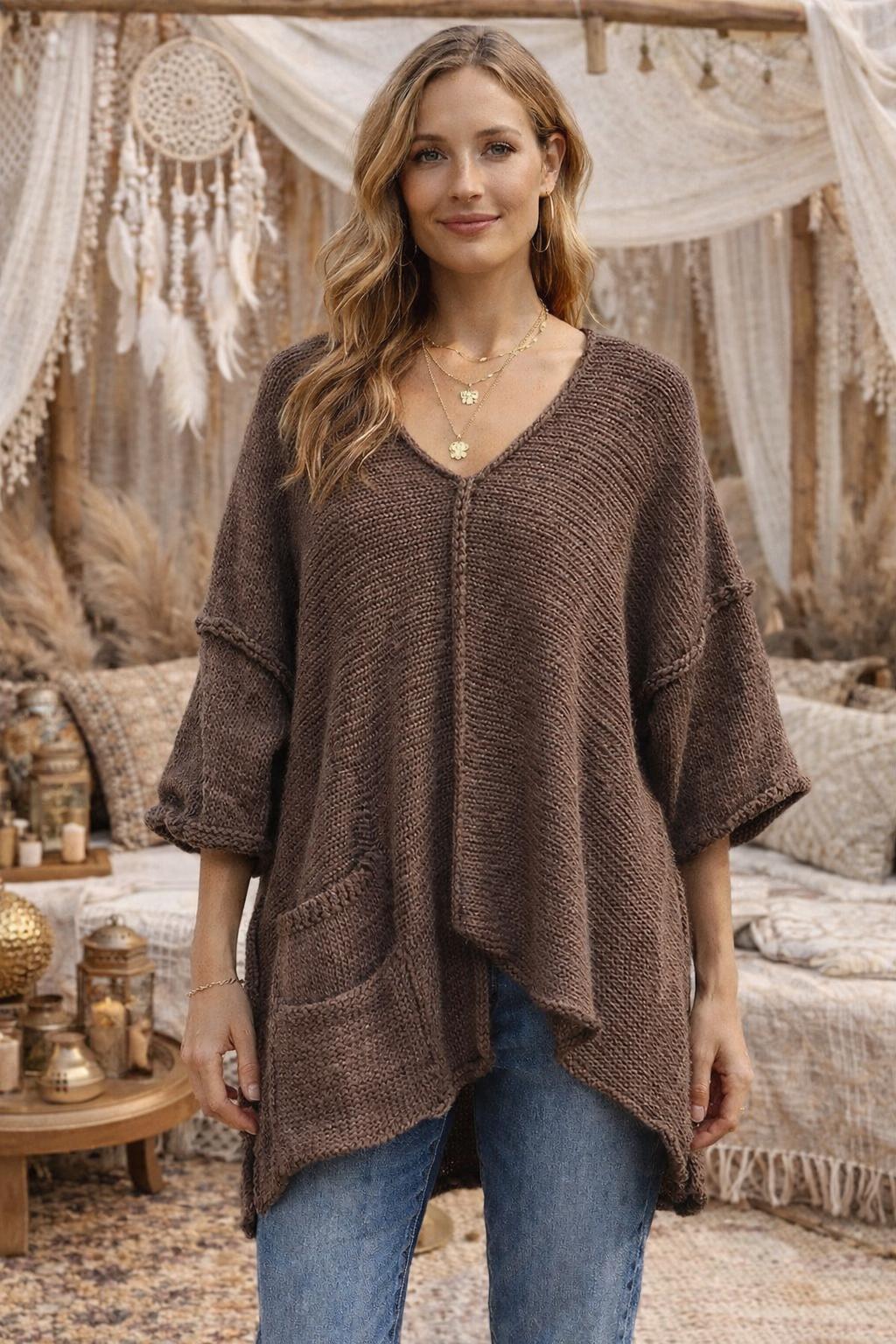 HA-CL-15022 FAITH - ALPACA OVERSIZED JUMPER (PRE-ORDERS ONLY)