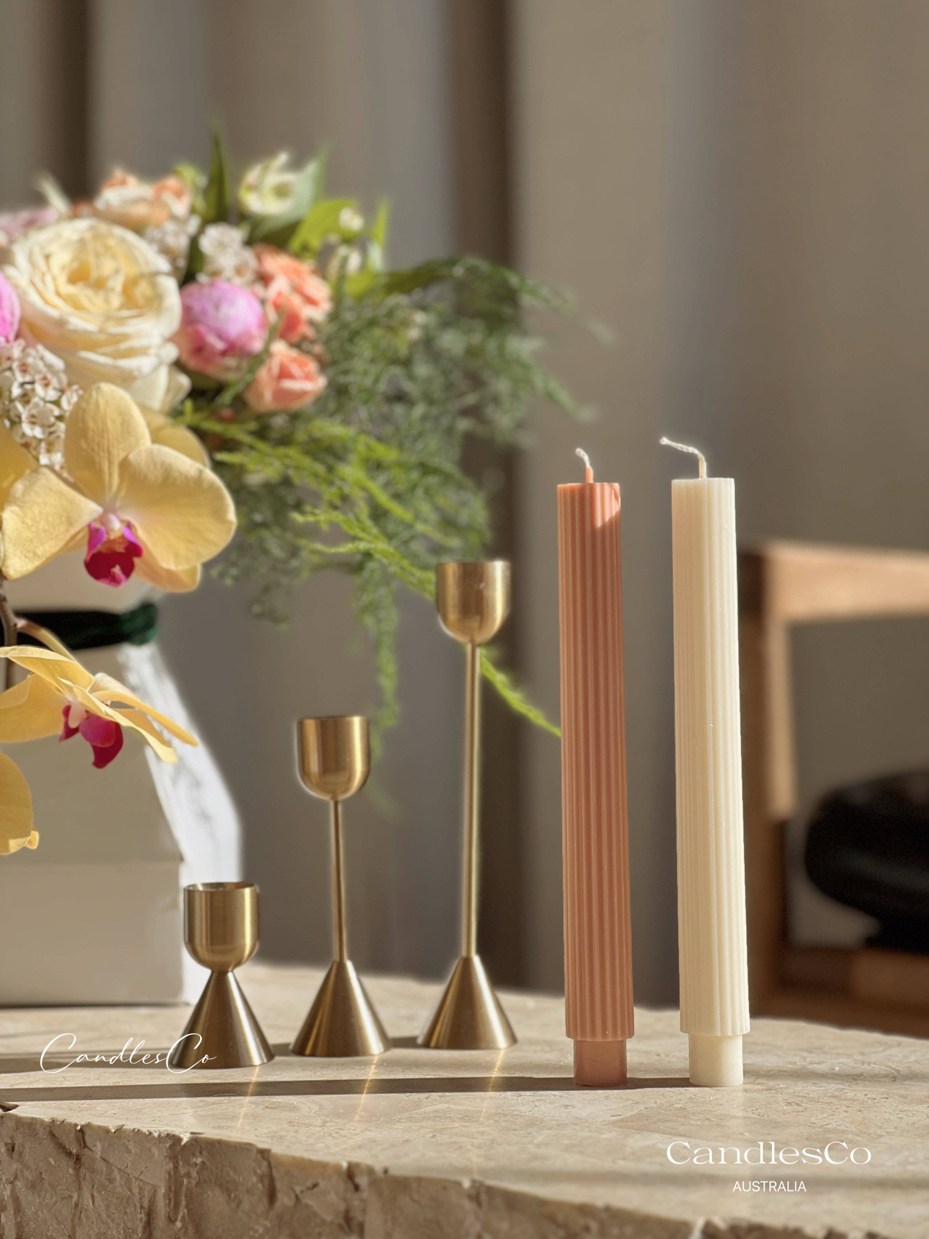 Narrow Column Taper soy wax candle