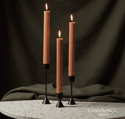 Narrow Column Taper soy wax candle