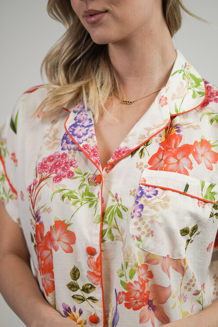 Parrot Tulips Short PJ Set