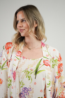 Parrot Tulips Kimono