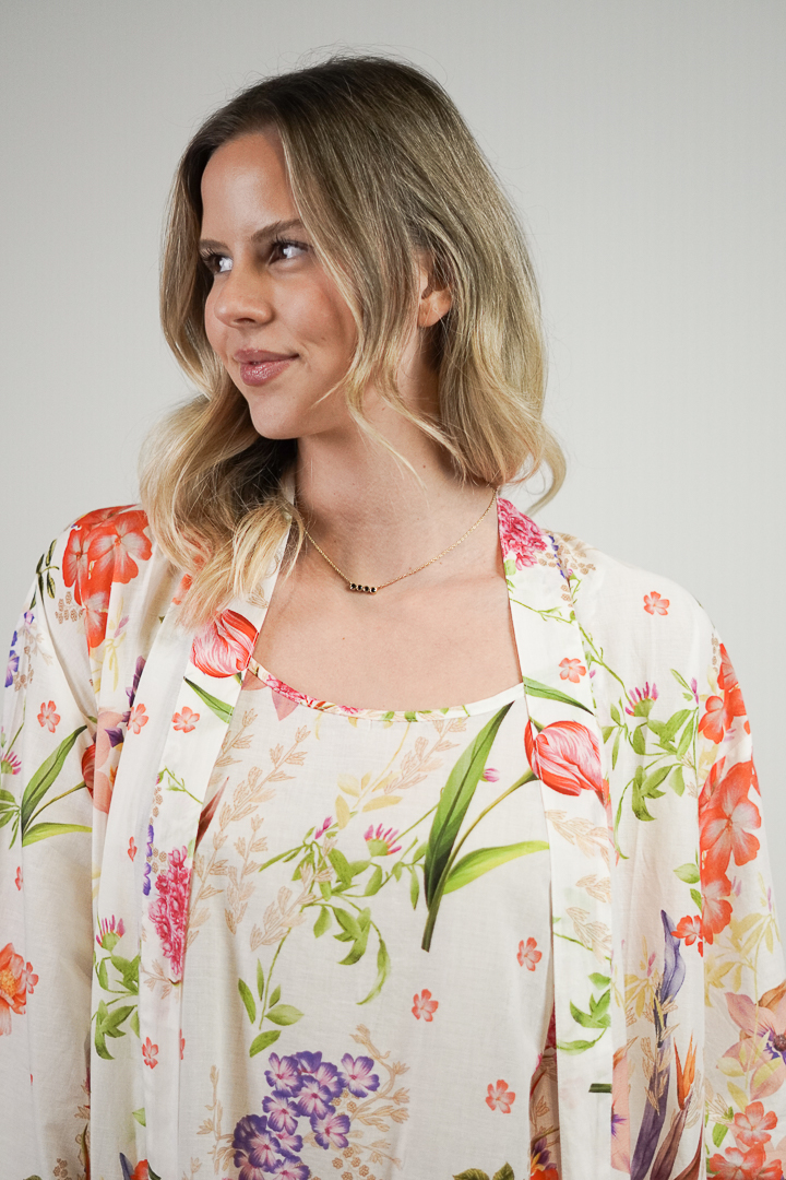 Parrot Tulips Kimono