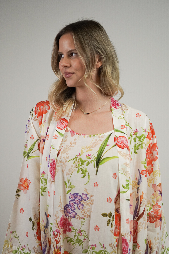 Parrot Tulips Kimono