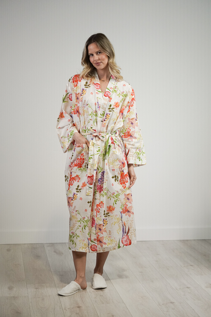 Parrot Tulips Kimono