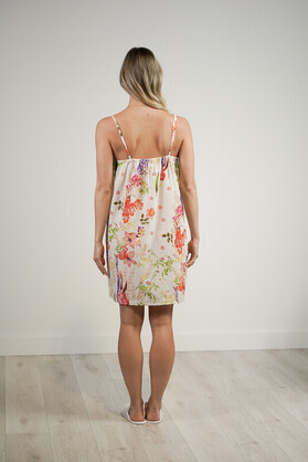 Parrot Tulips Slip Dress