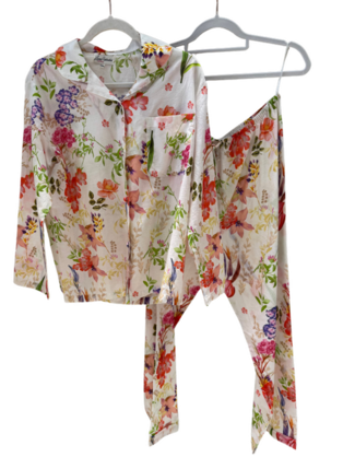 Parrot Tulips Long PJ Set