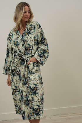 Coastal Botanica Blue Velvet Robe
