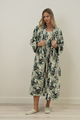 Coastal Botanica Blue Velvet Robe