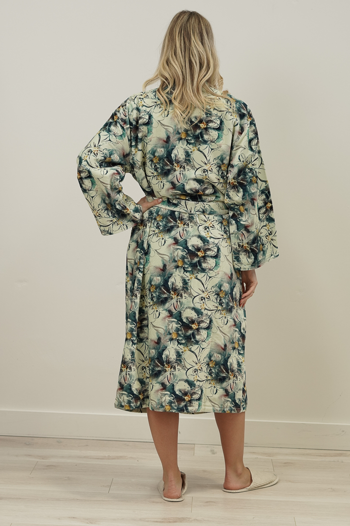Coastal Botanica Blue Velvet Robe