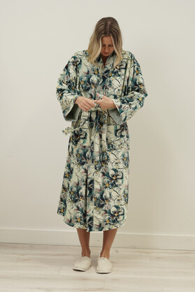 Coastal Botanica Blue Velvet Robe