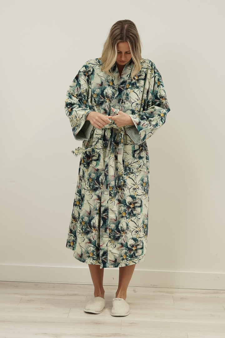 Coastal Botanica Blue Velvet Robe