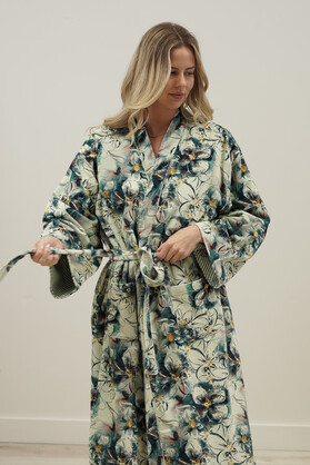 Coastal Botanica Blue Velvet Robe