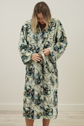 Coastal Botanica Blue Velvet Robe