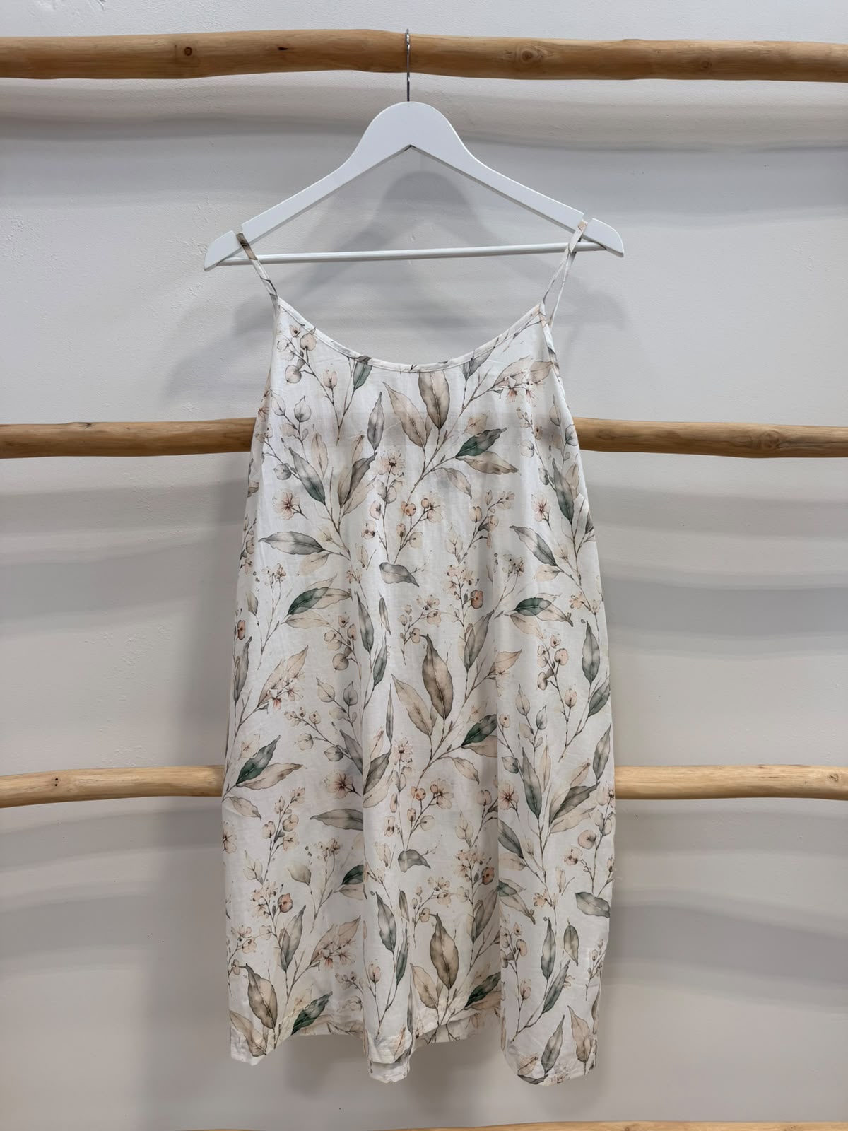 Hazel Slip Dress Eucalyptus