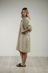Orabella V-neck Dress Natural (With Pockets)