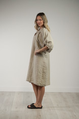 Orabella V-neck Dress Natural (With Pockets)