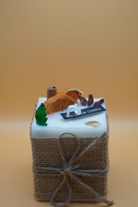 Scented Candle – Rustic Citrus Delight