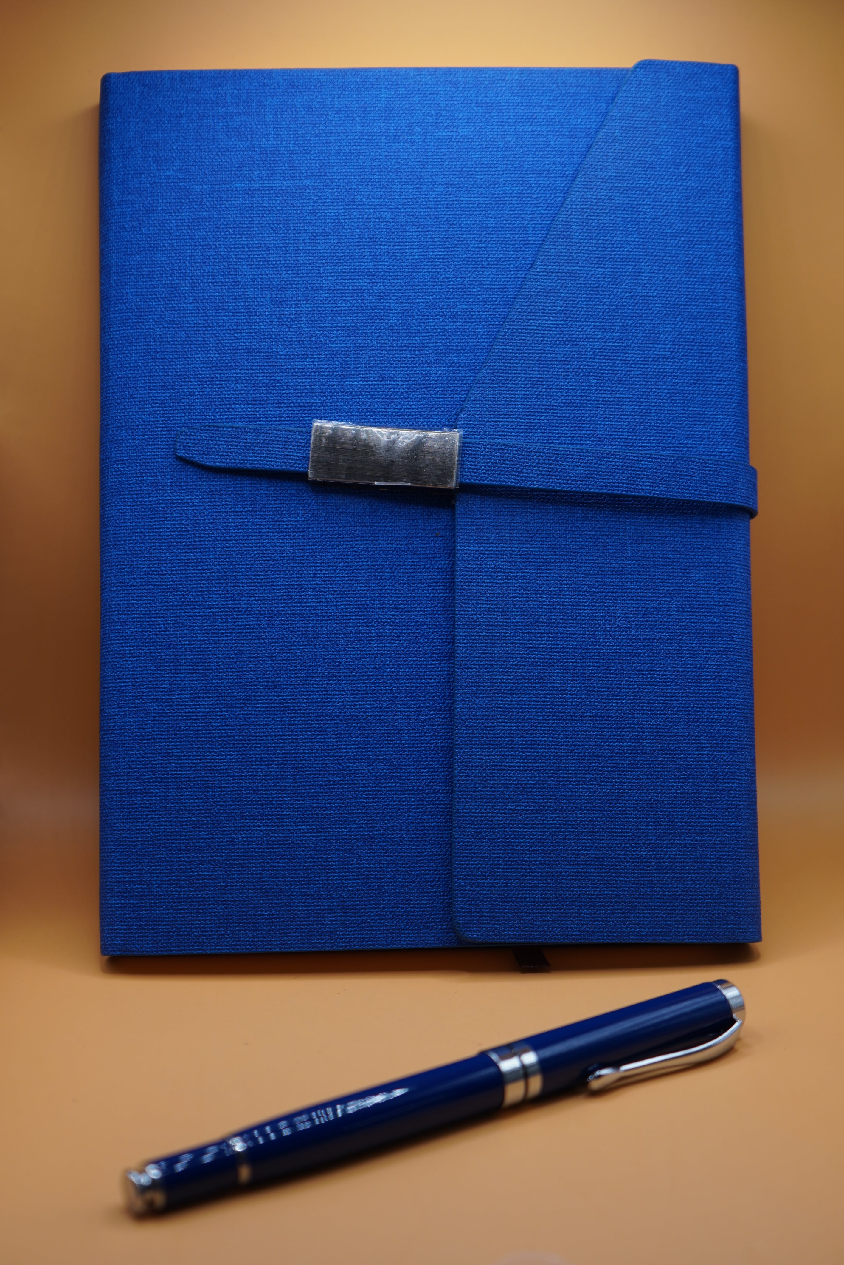 Premium Blue Notebook & Pen Gift Set