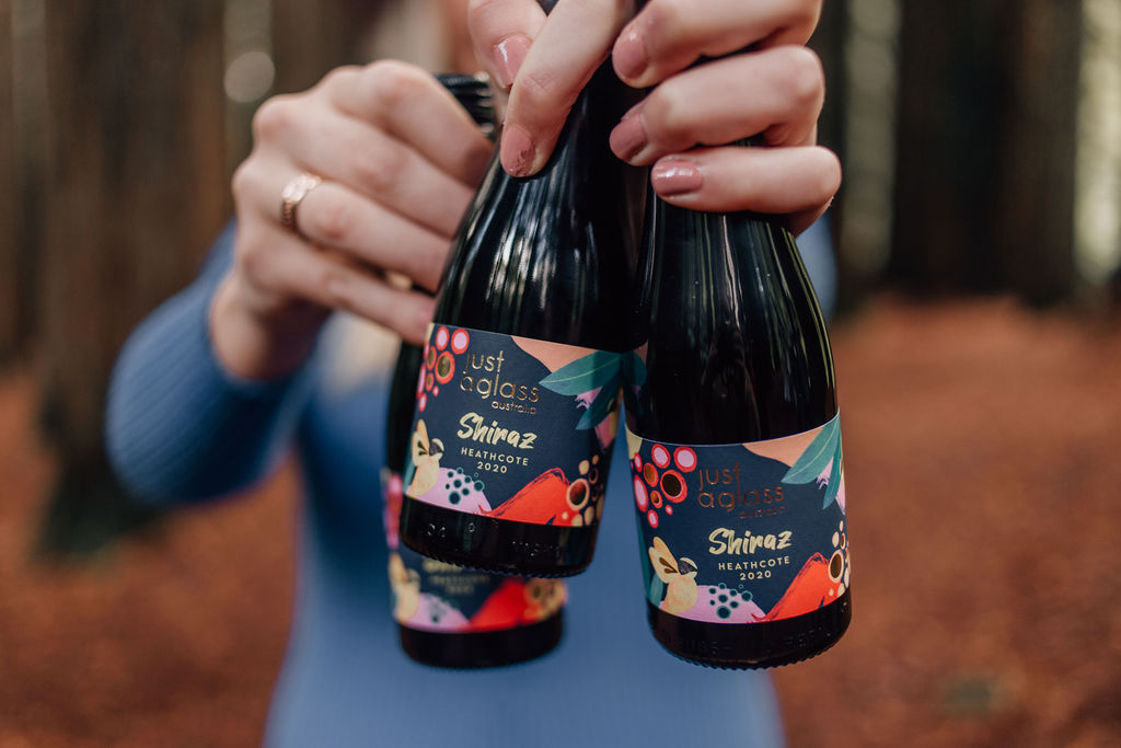 Just a Glass Shiraz Heathcote Piccolo 200ml - VEGAN