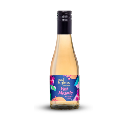 Just a Glass Pink Moscato Piccolo 200ml VEGAN