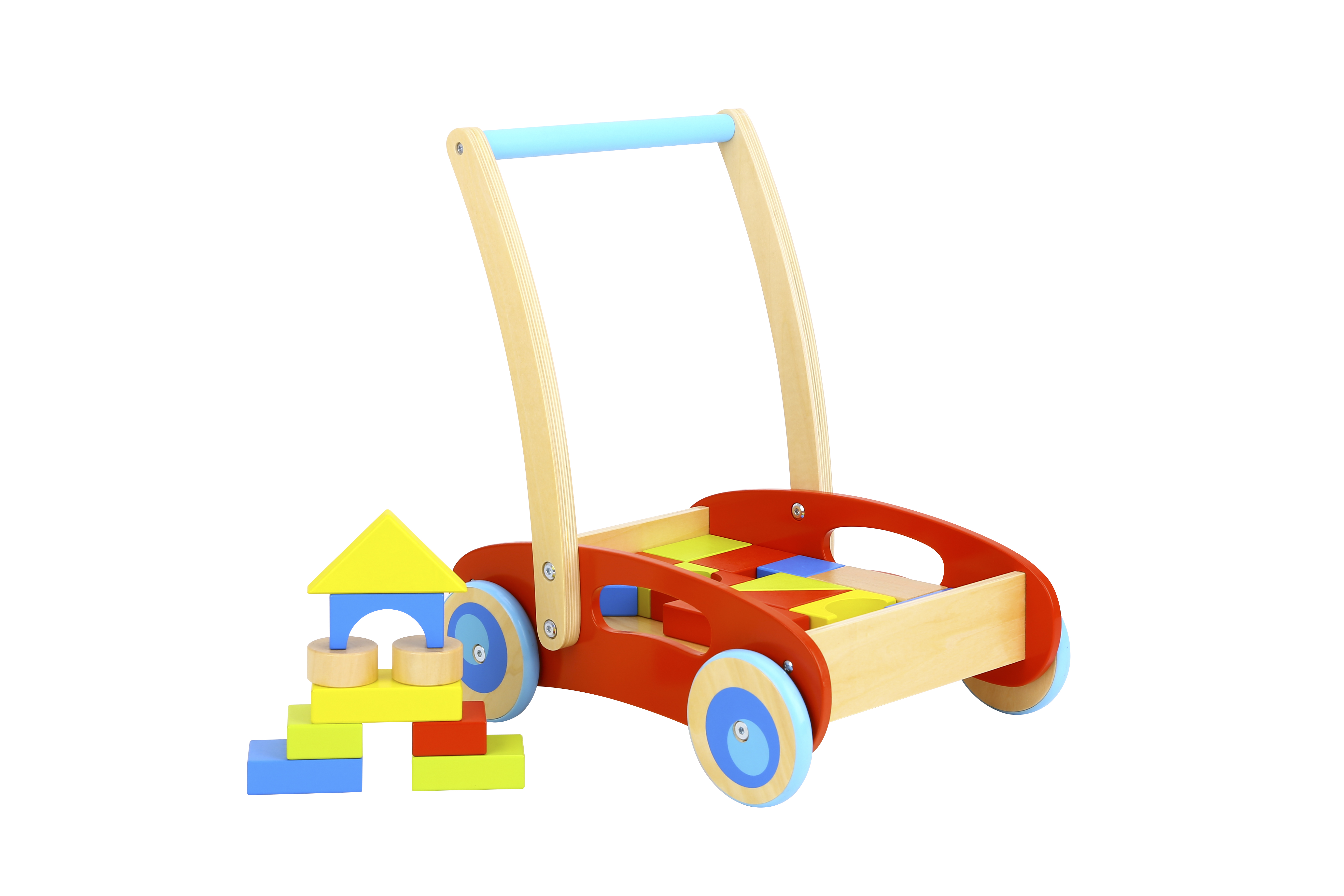 BABY WALKER WITH BLOCKS