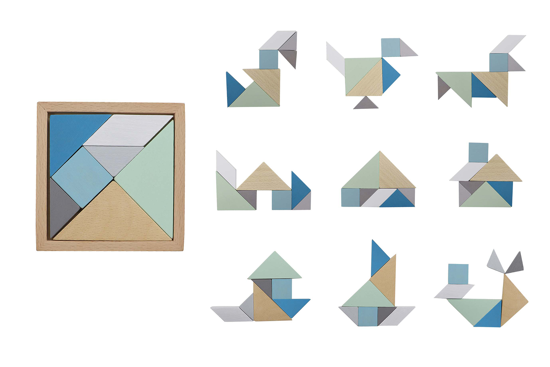 Tangram : le puzzle casse-tête | Tête-Dure