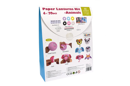 ANIMAL PAPER LANTERNS CRAFT KIT