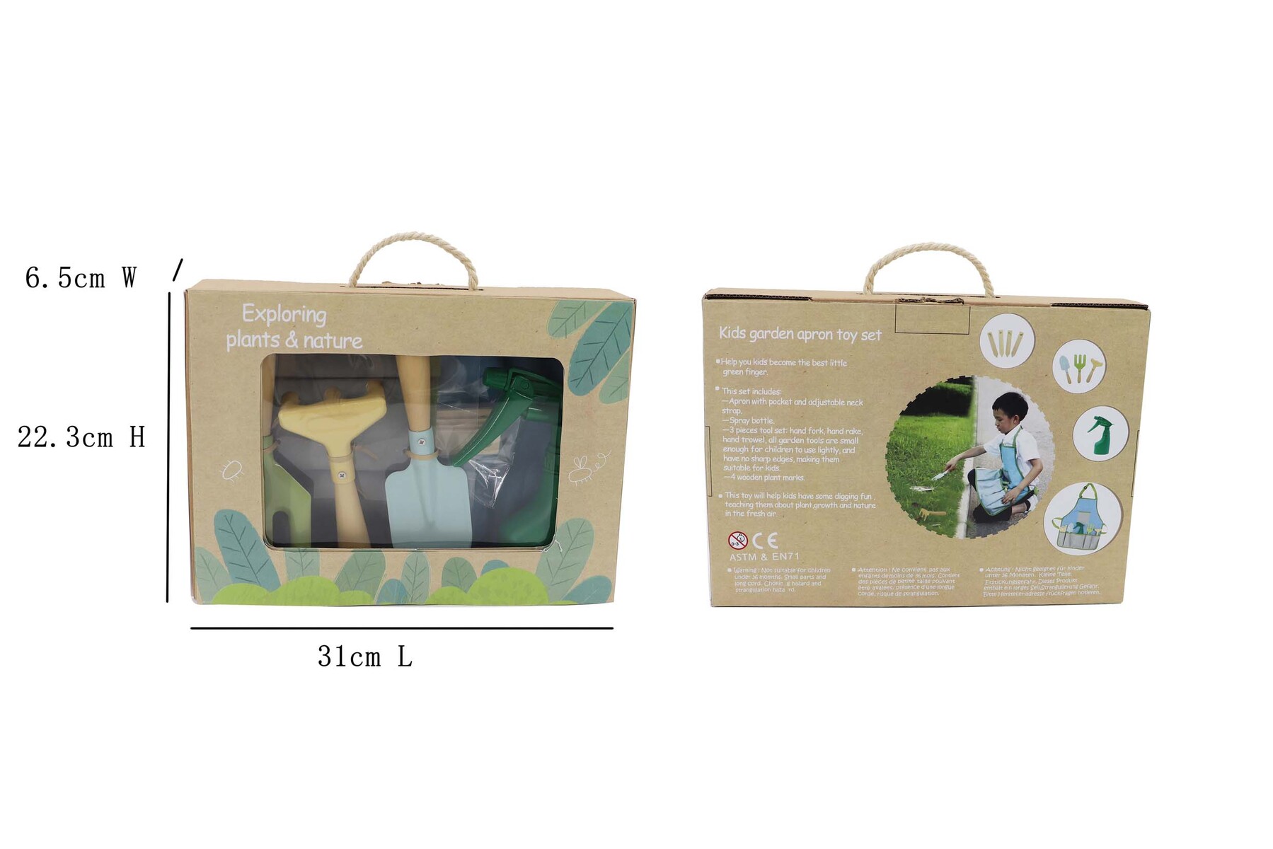 CALM & BREEZY KIDS GARDEN TOOL APRON