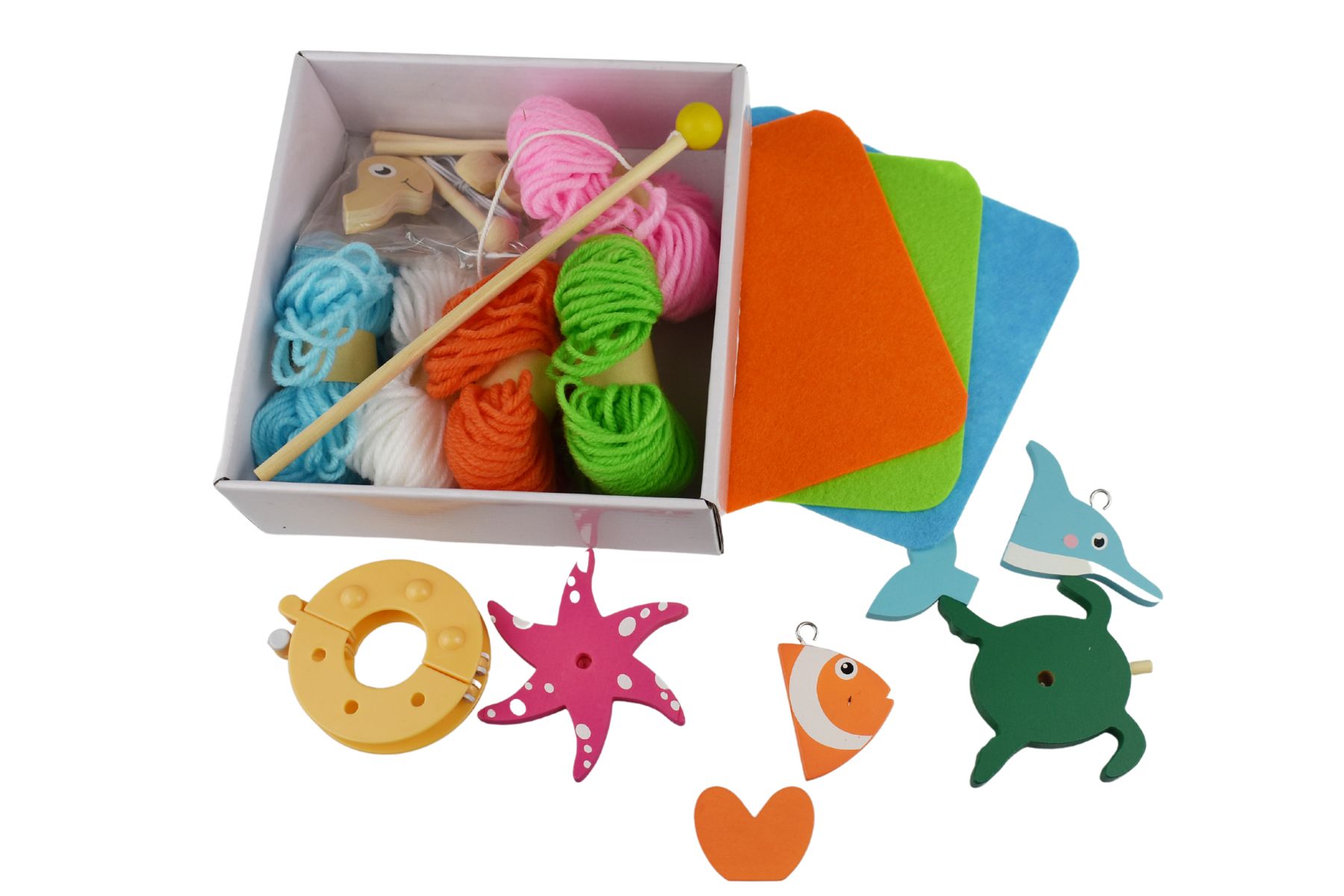 DIY CRAFTS-FISH POM POM CRAFT KIT