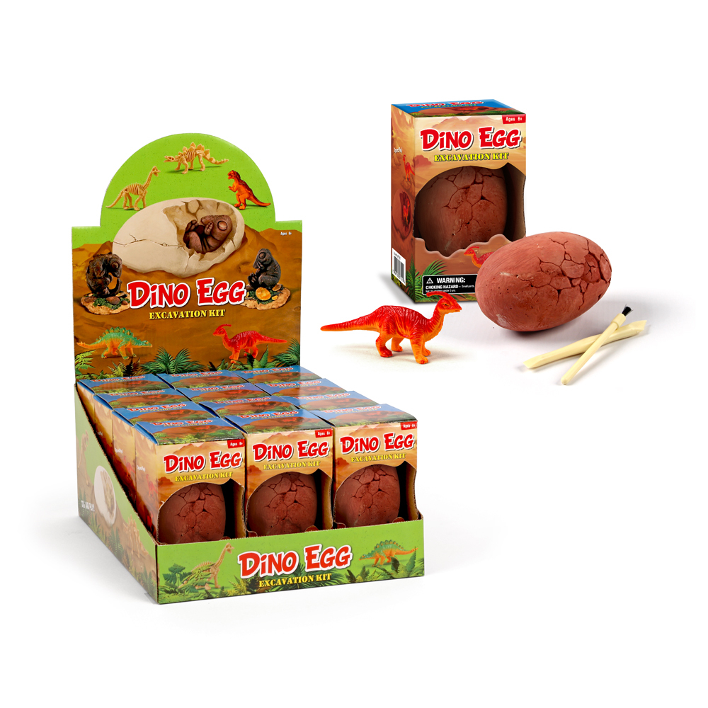 DINO EGG MINI EXCAVATION KIT PACK OF 12