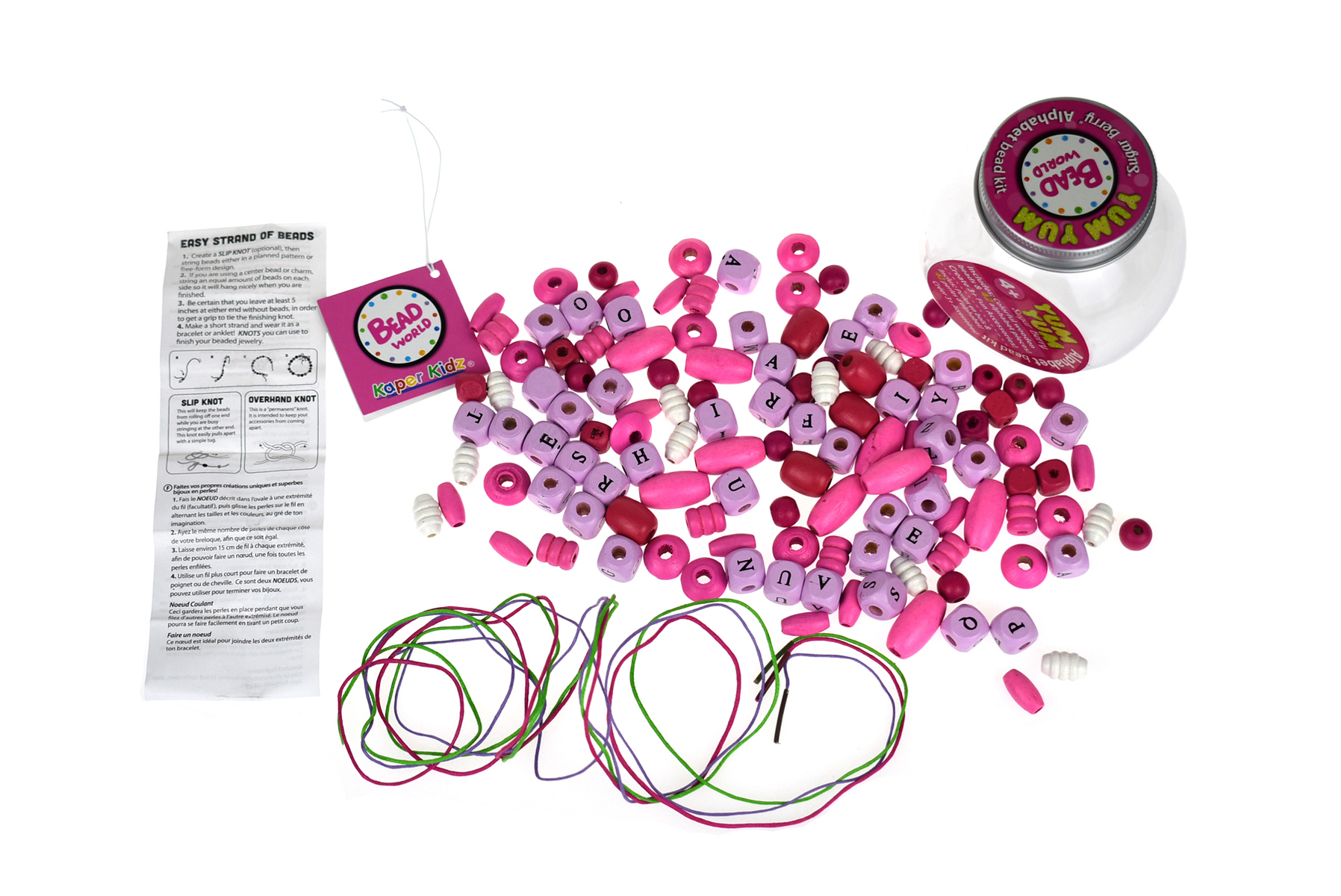 YUM YUM ALPHABET BEAD CRAFT KIT