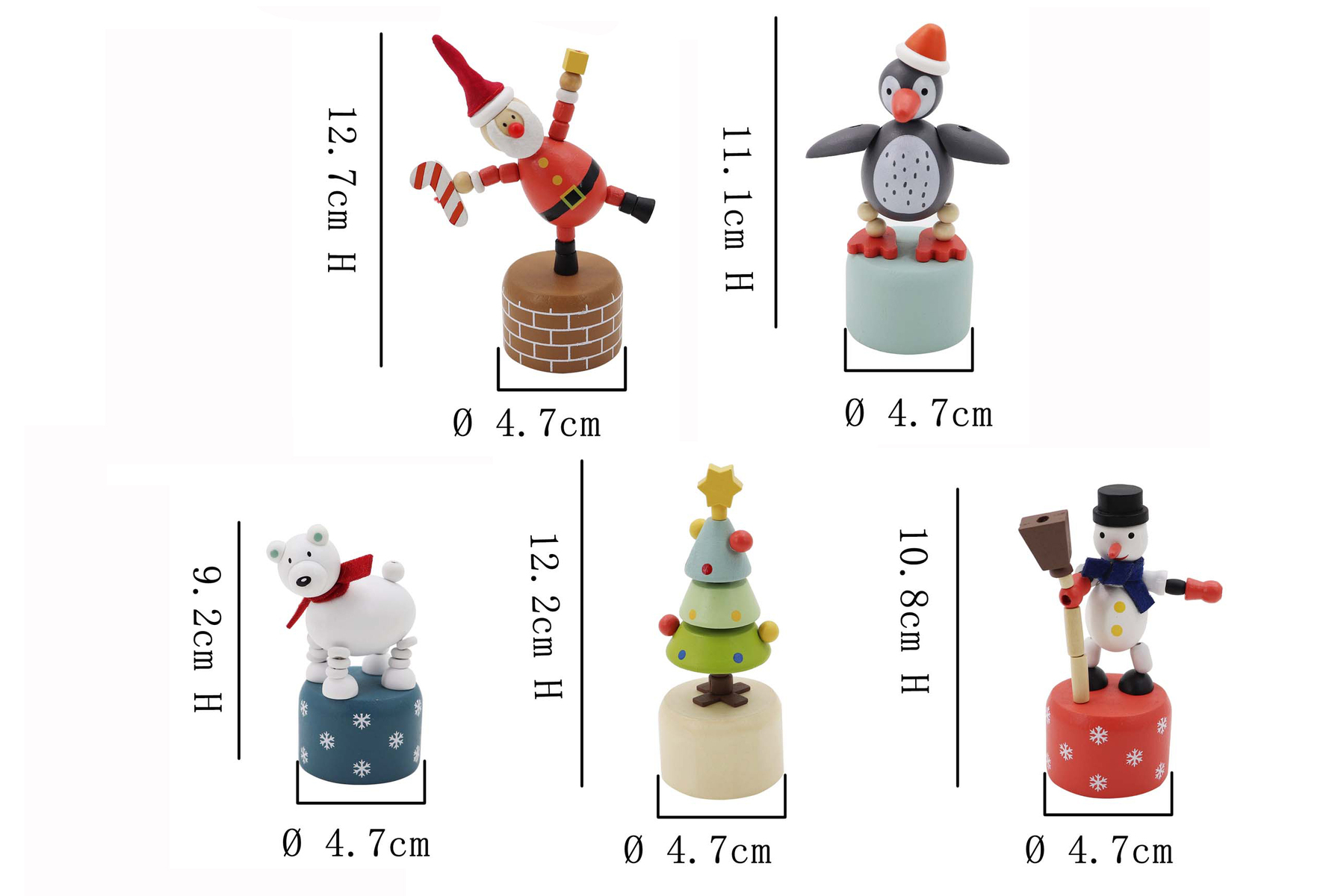 CHRISTMAS DANCING CHARACTERS