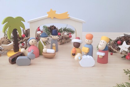 CHRISTMAS NATIVITY PLAYSET